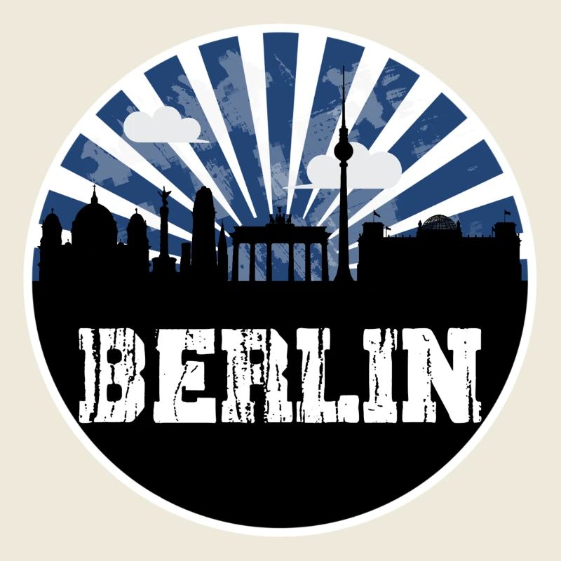 Berlin Skyline Blue Hour