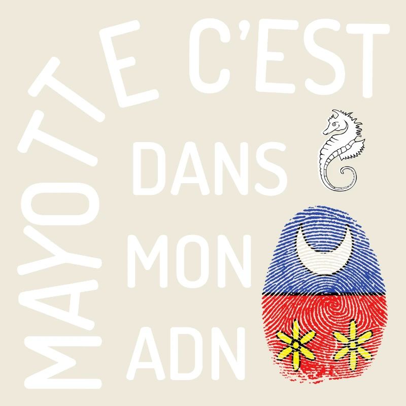 T SHIRT MAYOTTE C'EST DANS MON ADN