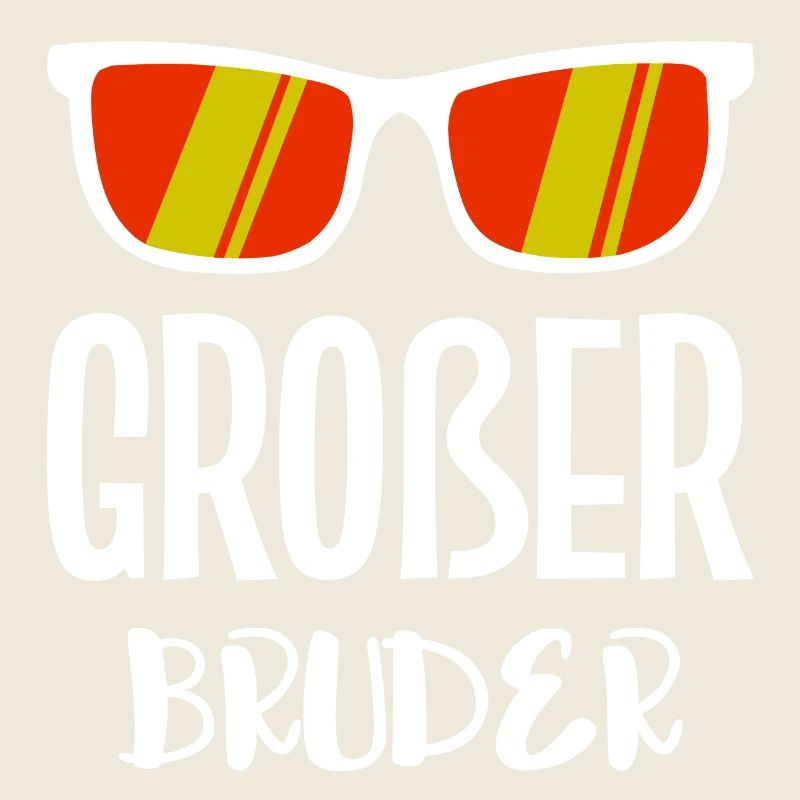 Großer Bruder Statement Bro Geschwister Bruderherz