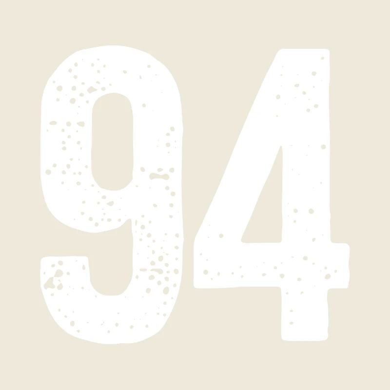 94 Numéros Blanc