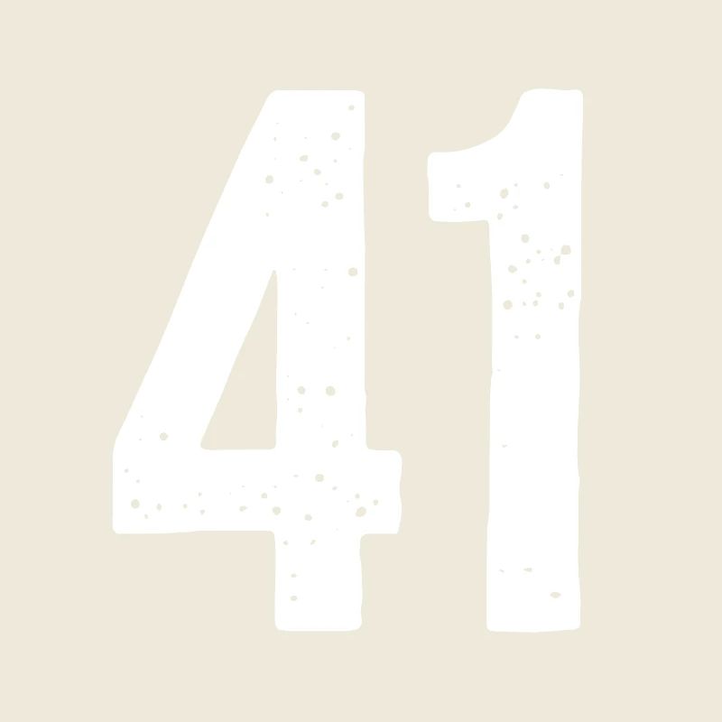 41 Numéros Blanc