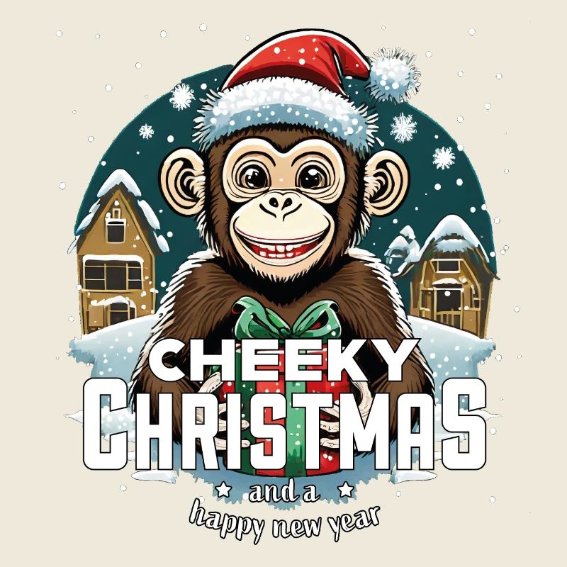 Weihnachtsaffe - Cheeky Christmas