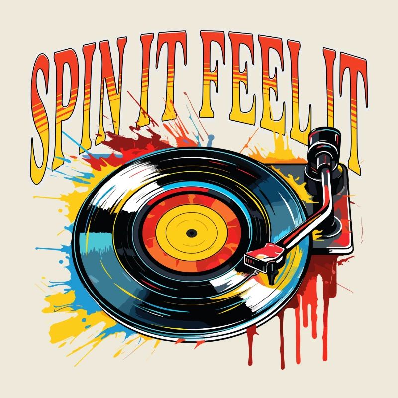 Vinyl Record LP Turntable Retro