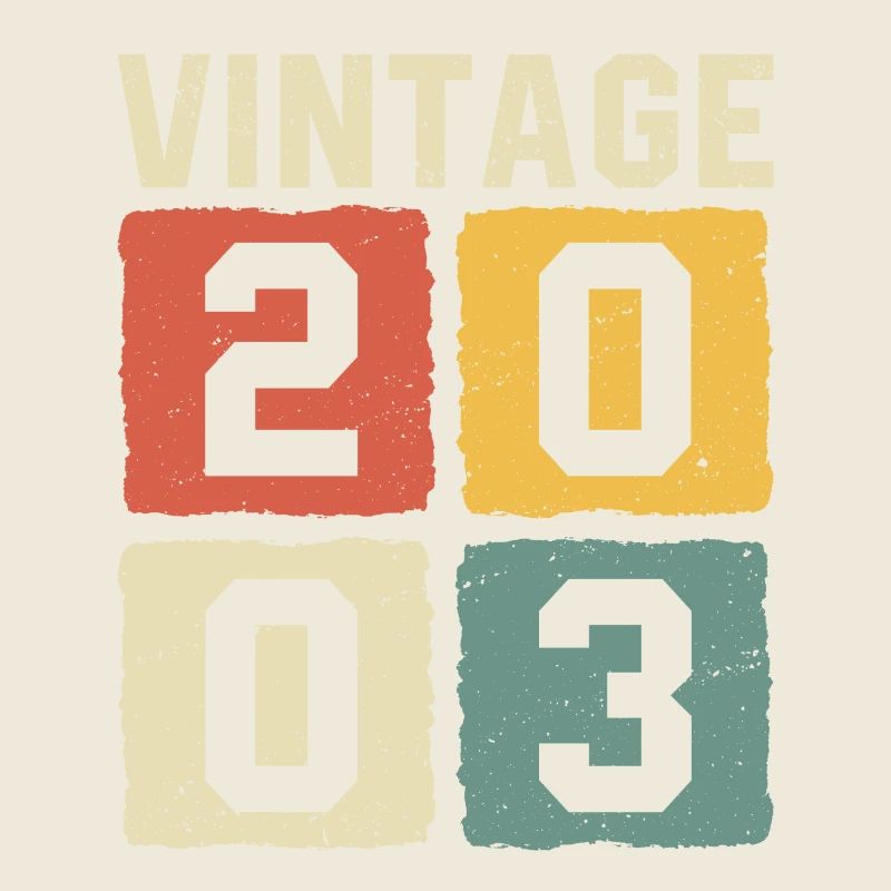 Vintage 2003 Geboren 2003