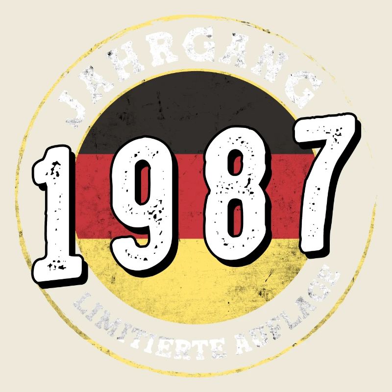 Limitierte Auflage Jahrgangs 1987 37 ans