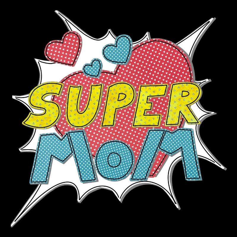 Muttertag supermom Super Mom beste Mutter Comic