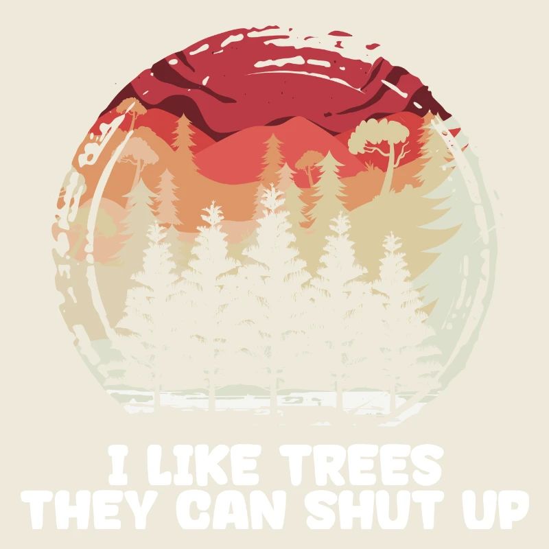 Forêt d’arbres déclaration bûcheron menuiserie forestier