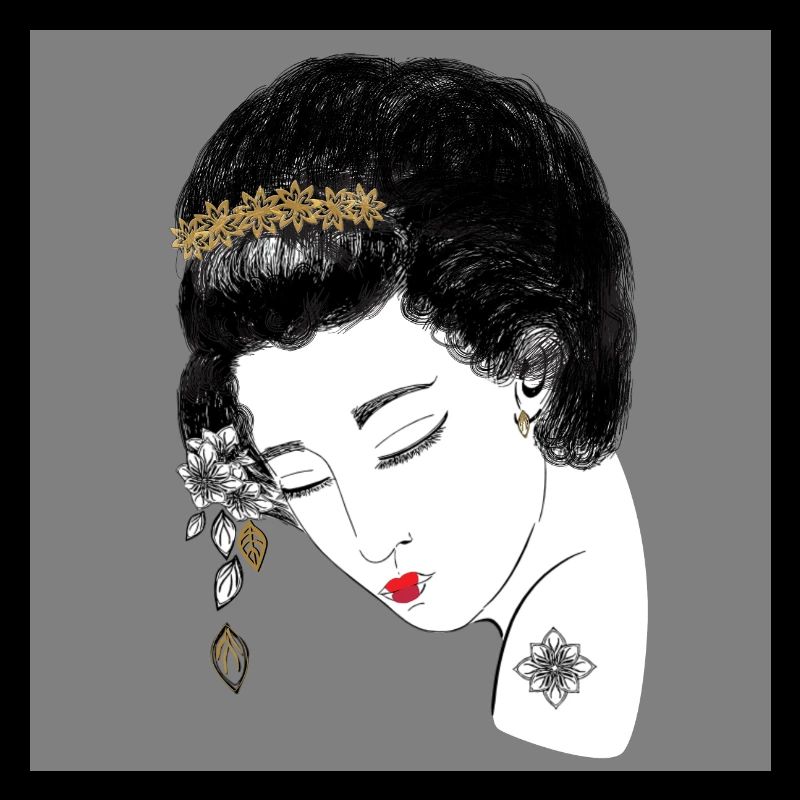 Portrait de la tête des Fleurs d’Or