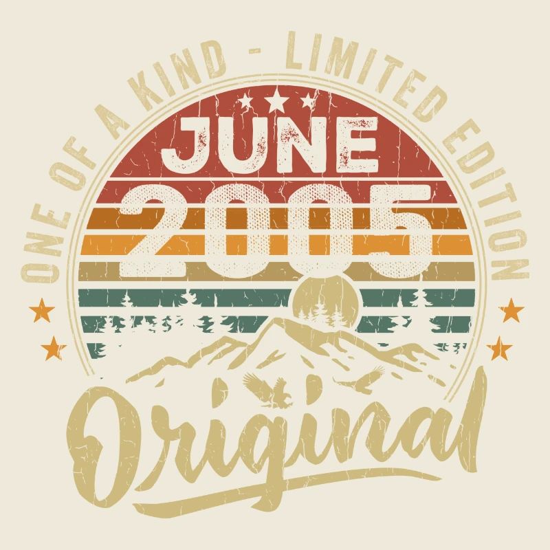 Juni 2005 Vintage Geburtstagsgeschenk 2005 Juni