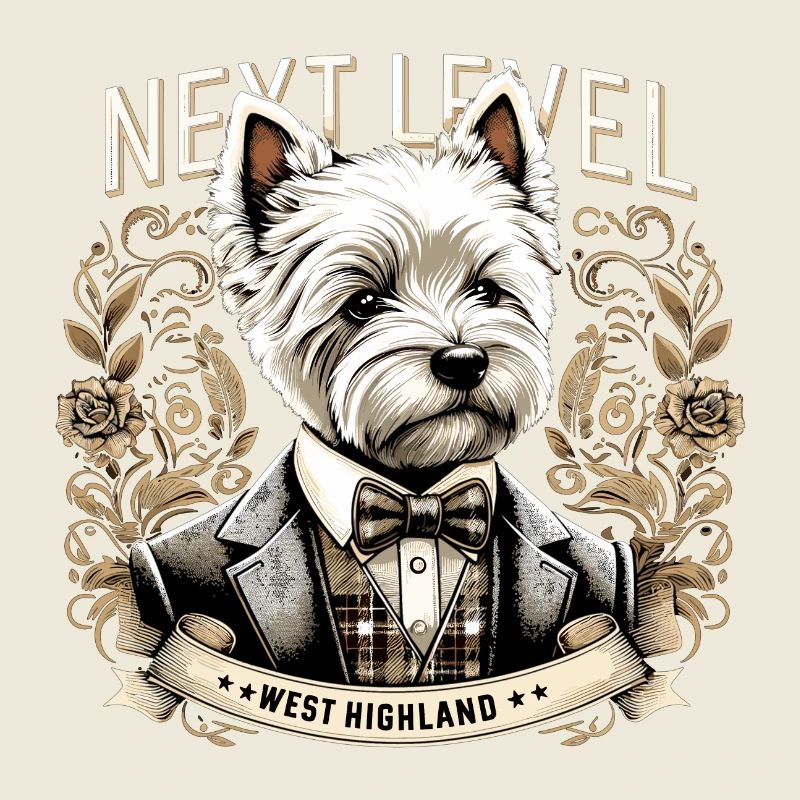 West Highland White Terrier Next Level Geschenk