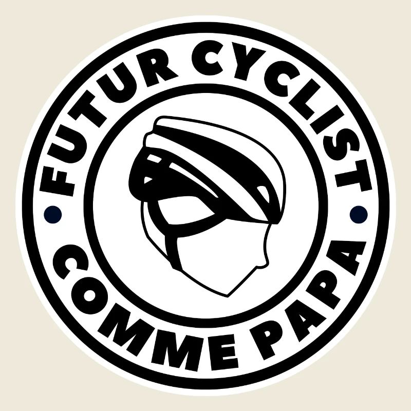 Futur cycliste comme papa