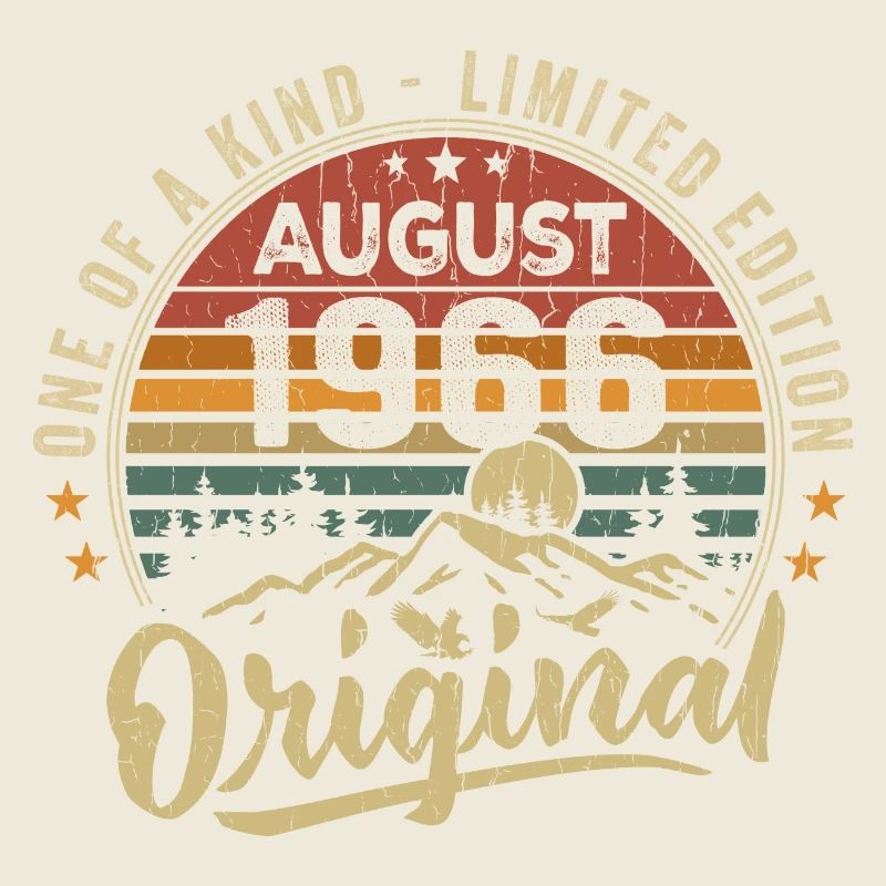 August 1966 Geburtstagsgeschenk 1966 Legenden August