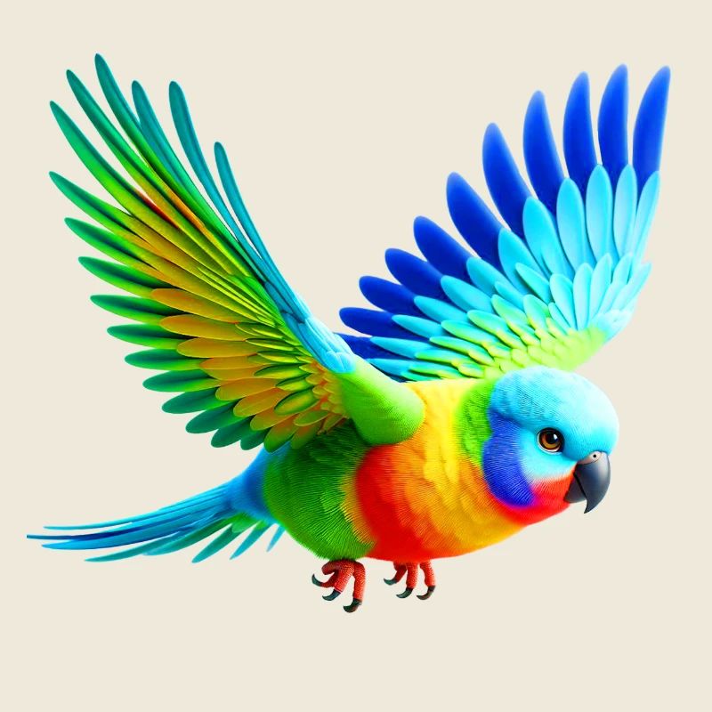 Rainbow Parakeet (03)