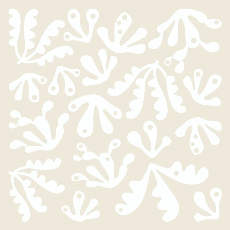 Abstrait Corail L Blanc