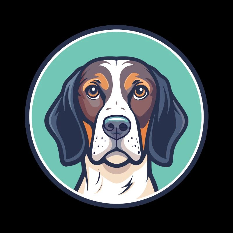 Ariege Pointer Dog Breed Cartoon Kawaii Clipart