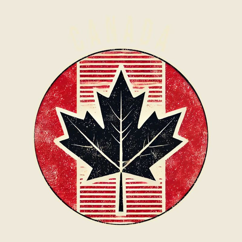 Motif de feuille d'érable du Canada