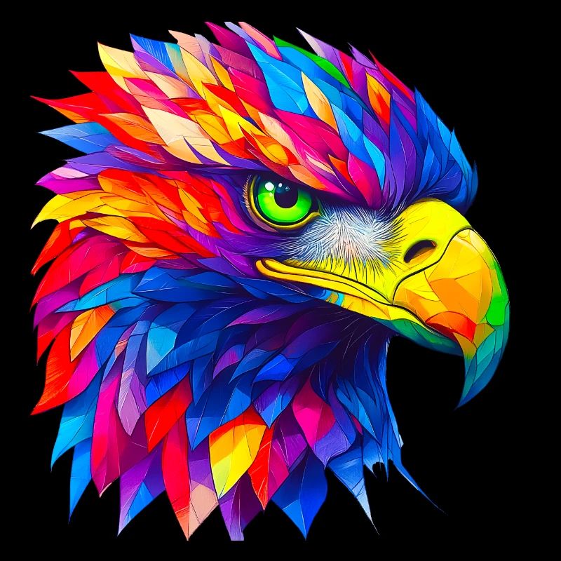 Regard d’aigle, indomptable