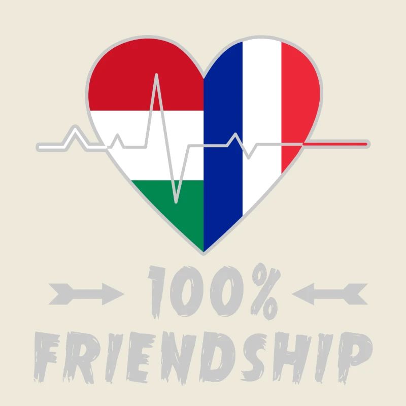 Ungarn und Frankreich 100% Freundschaft