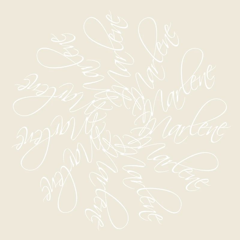 Marlene Name Namensmandala