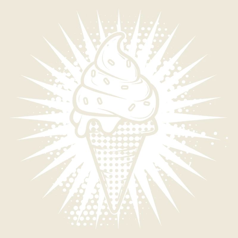 Cornet de crème glacée Dessin