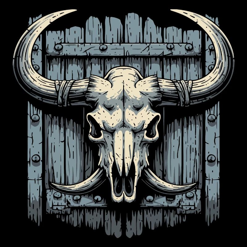 Crâne de bison