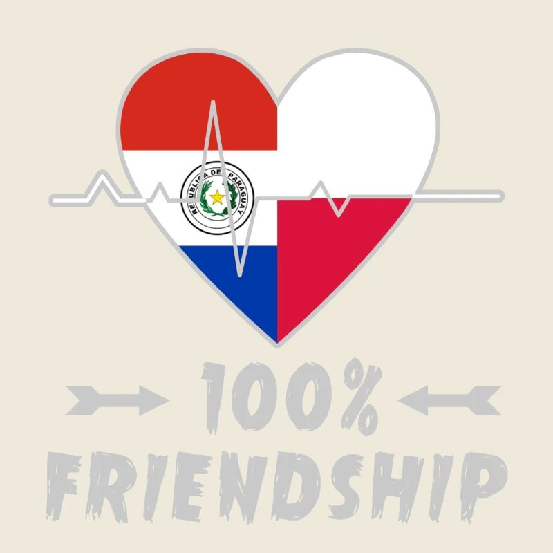 Paraguay und Polen 100% Freundschaft