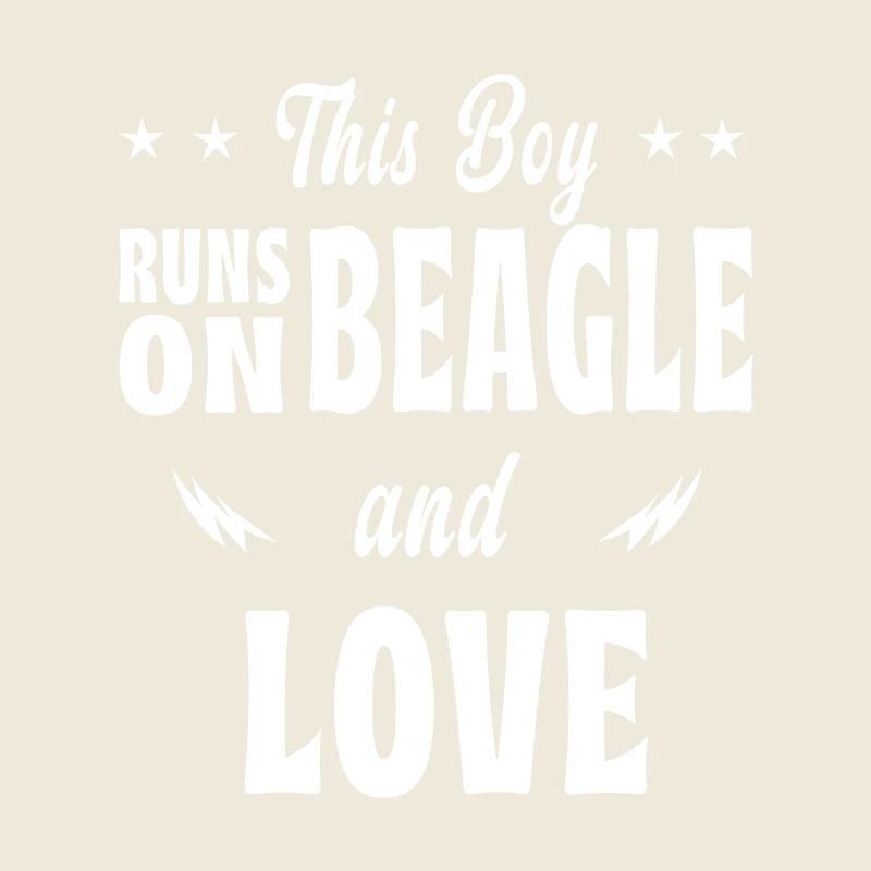 Ce design beagle pour garçon