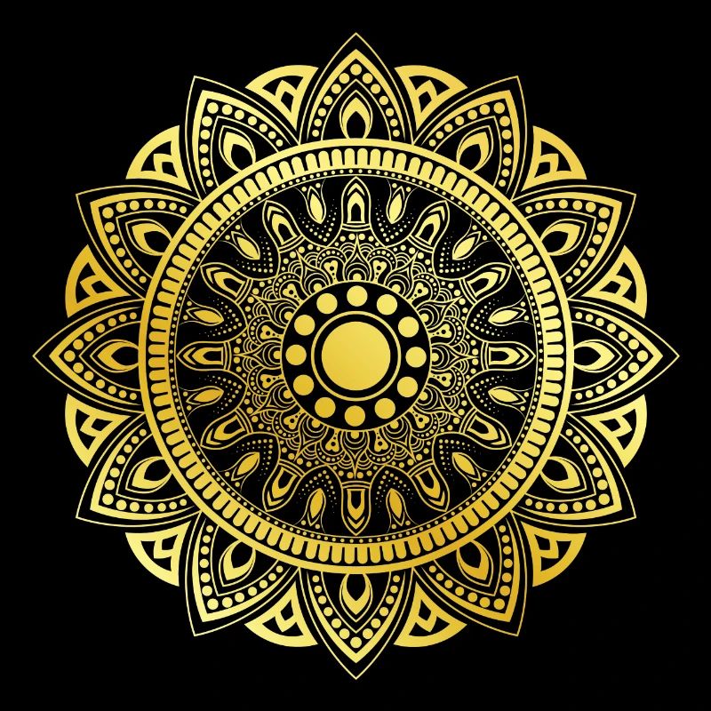 Mandala doré