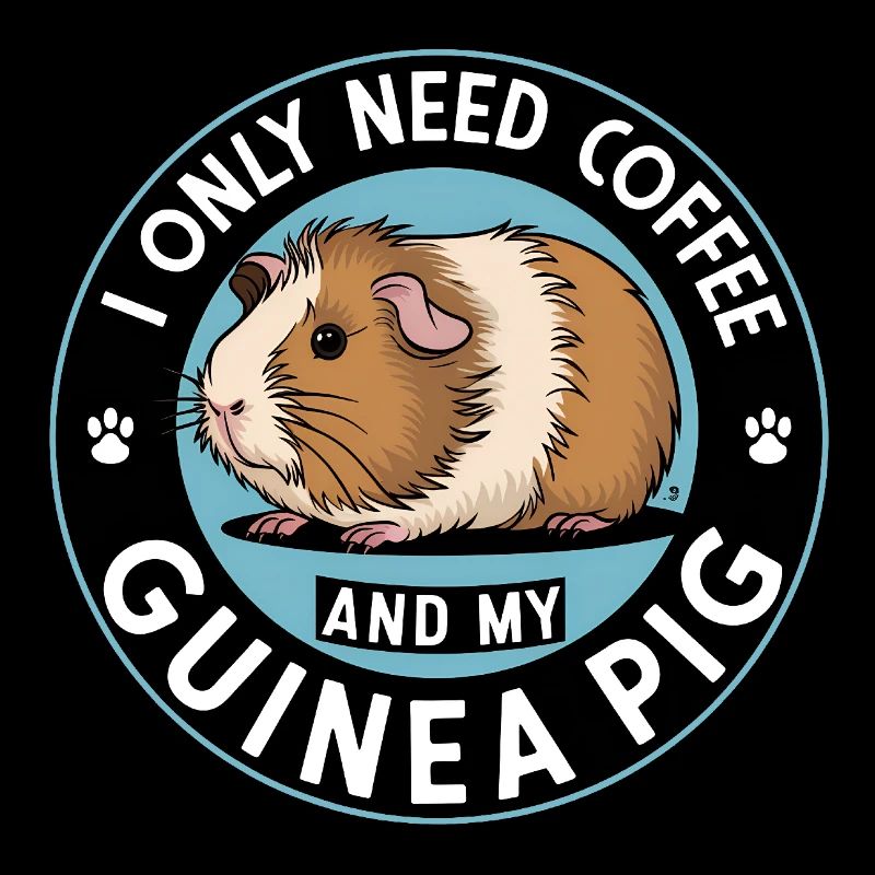 Juste besoin de café et de mon cochon d’Inde