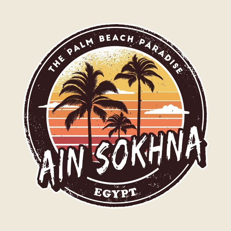 Ain Sokhna Egypt Beach Palm Trees Design