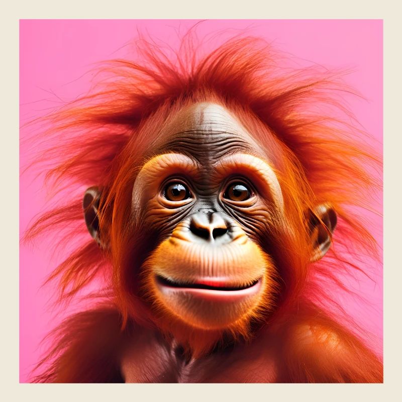 orangutan, primate, monkey