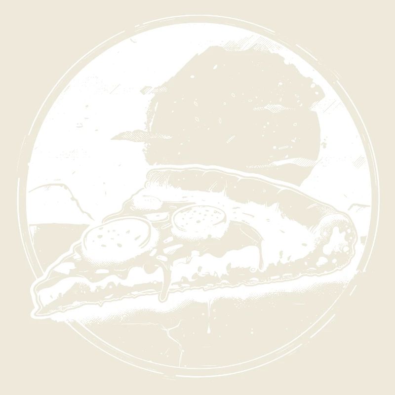 Dessin de pièce de pizza