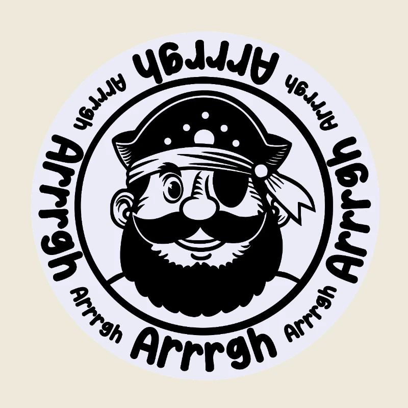 Drôle de pirate avec cache-œil