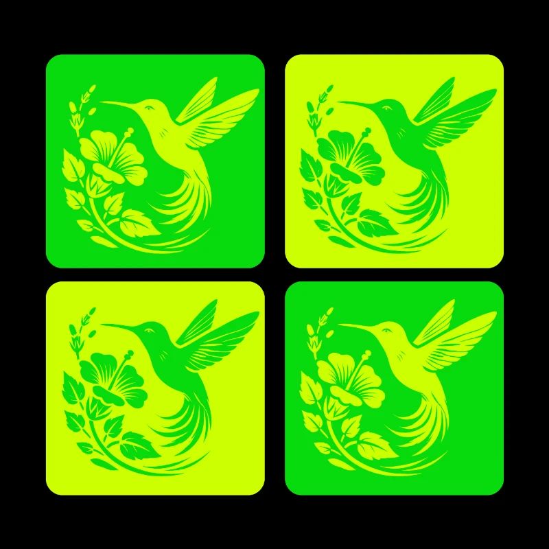 Kolibri & Blüte – Nature Design