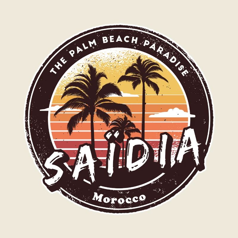Saïdia Morocco Palm Tree Design