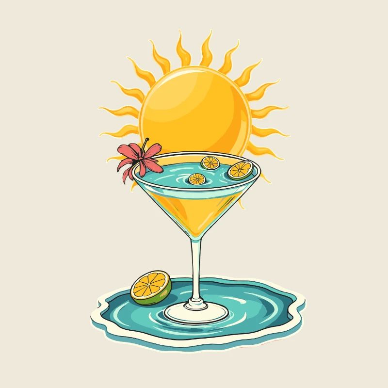 Summer Cocktail Vibes – Boisson tropicale avec Sun Il