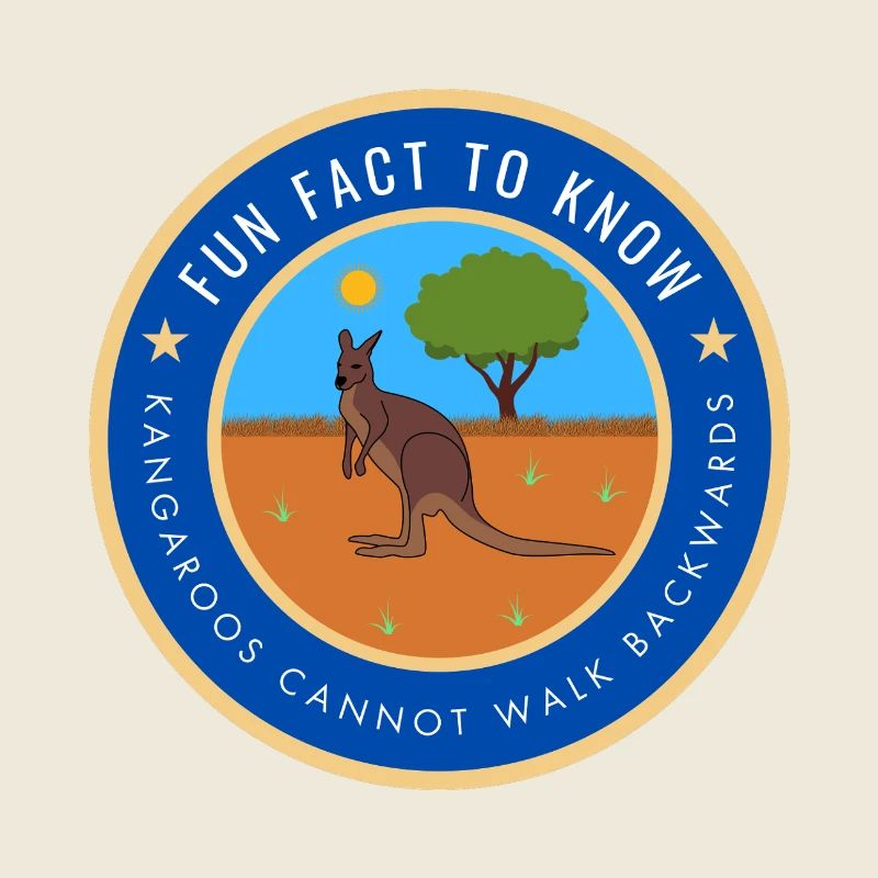 Kangaroos cannot walk backwards