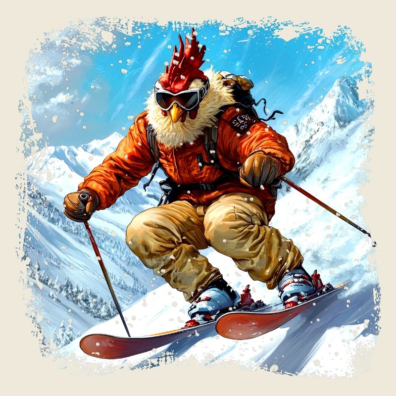 Ski Hühner