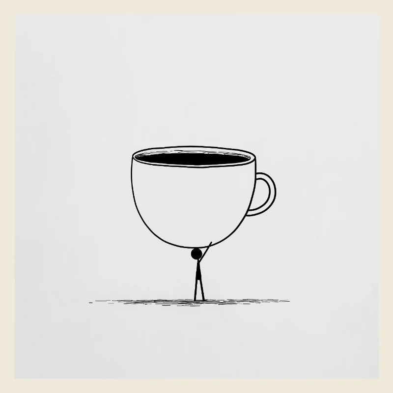 Kaffee? Nur in Eimern, bitte!