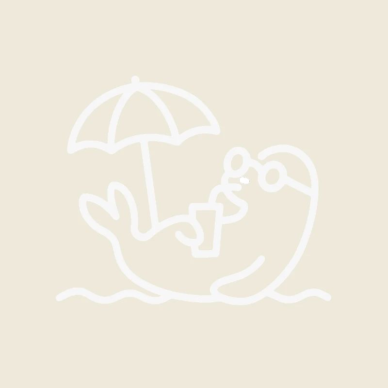 Chaise longue avec parasol