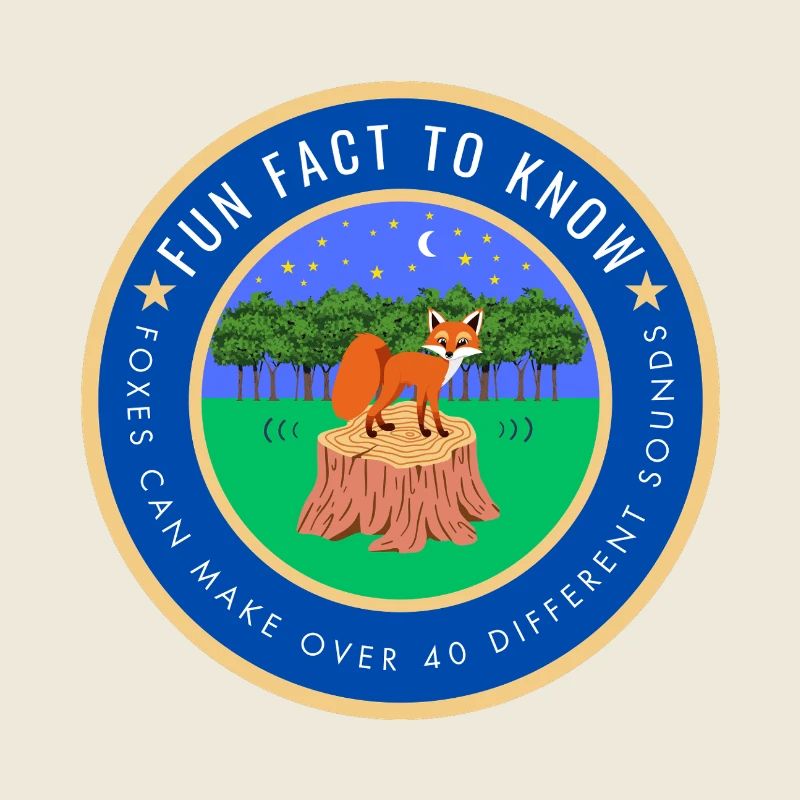 Foxes can make over 40 different sounds