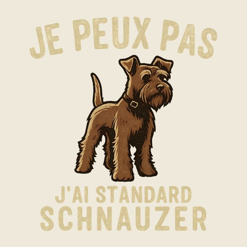 je peux pas j ai Standard Schnauzer