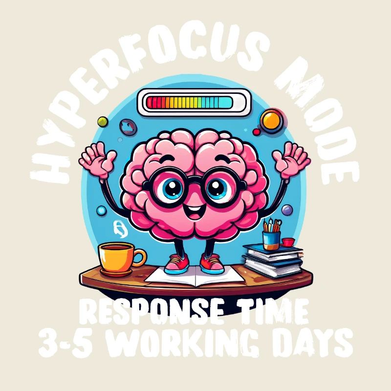 Hyperfokus Loading – Lustiges neurodivergentes T-Shirt