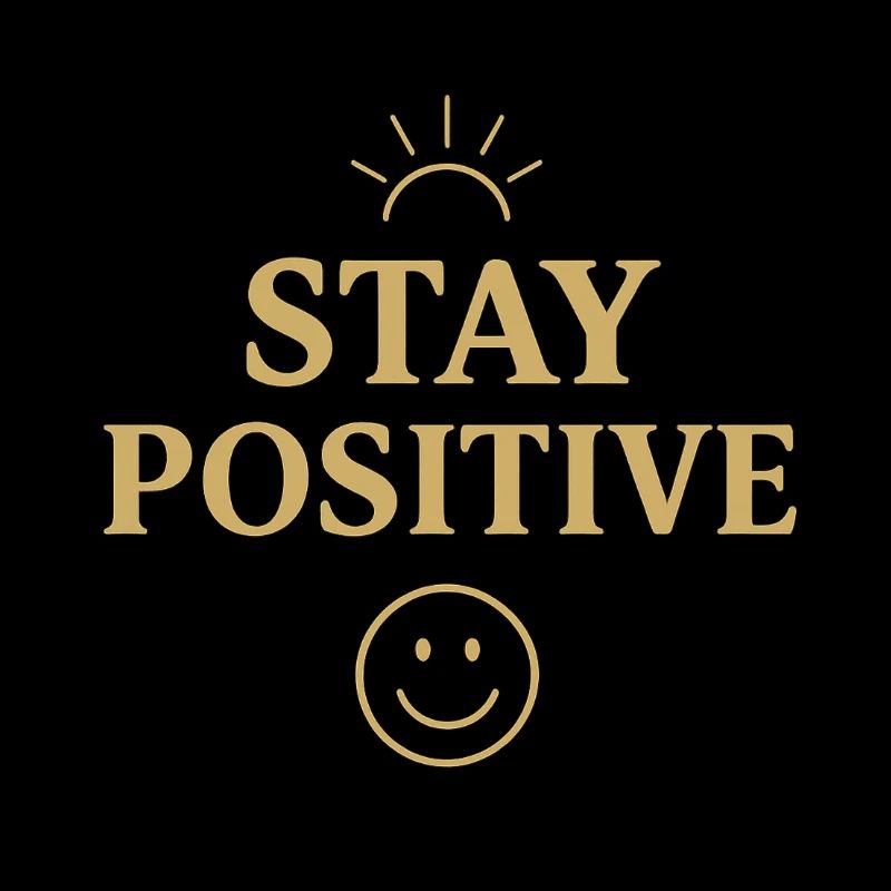 Bleiben Sie positiv