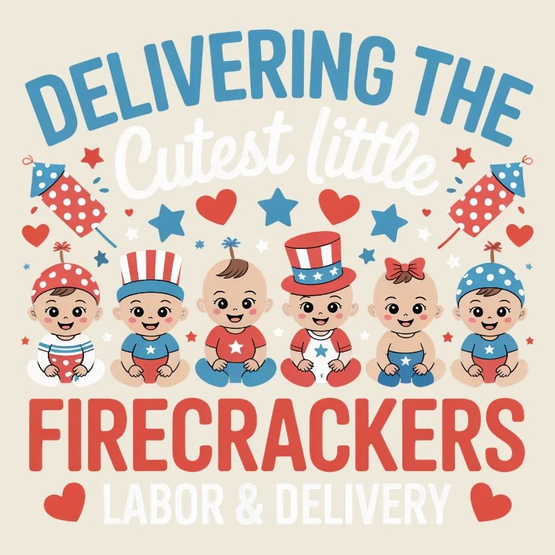  Labor & Delivery Firecrackers Independence Day