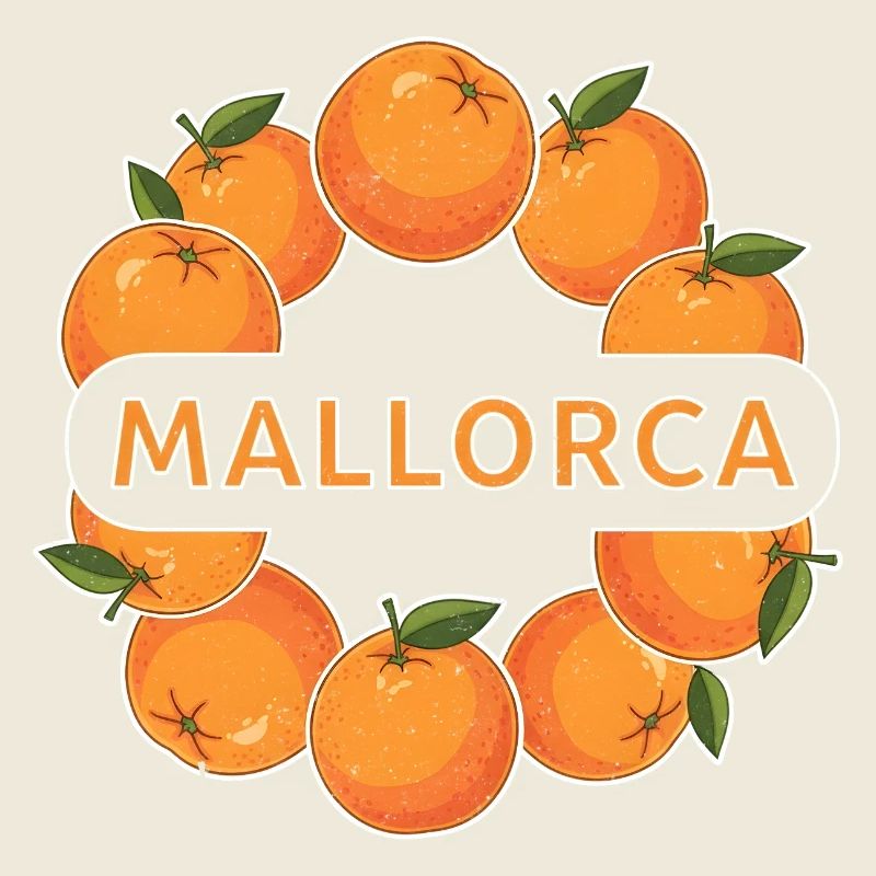 Mallorca Orange Circle