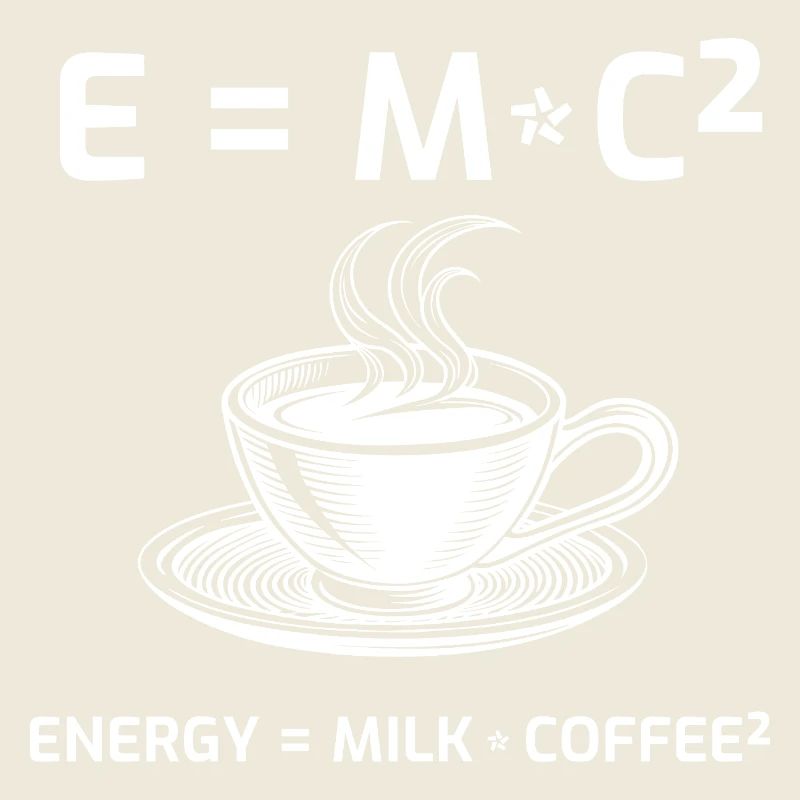 Coffee Drinker Coffee Formula E=MC2