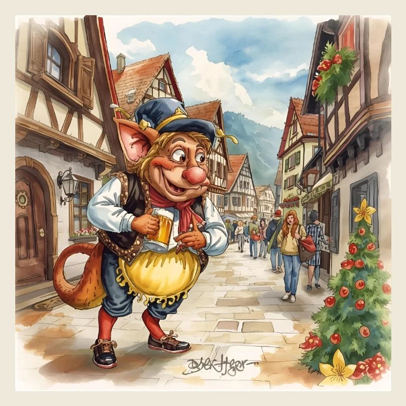 Gobelin au marché de Noël