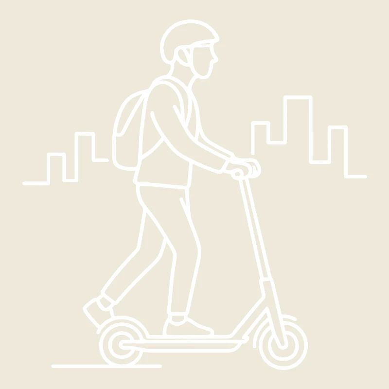 E-Scooter Driver Sketch – Urban Design