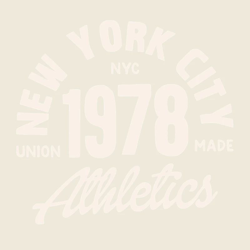 Athlétisme rétro NYC 1978